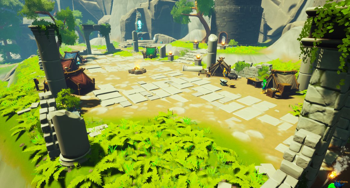 Spend the morning working on some vendor tents & the player HUB. You'll be able to interact with the vendors to purchase and sell all sorts of loot & valuables! #leveldesign #fantasyinspired #worldofwarcraftinspired #MMORPG #UnrealEngine @UnrealEngine @NextLevelDesig2