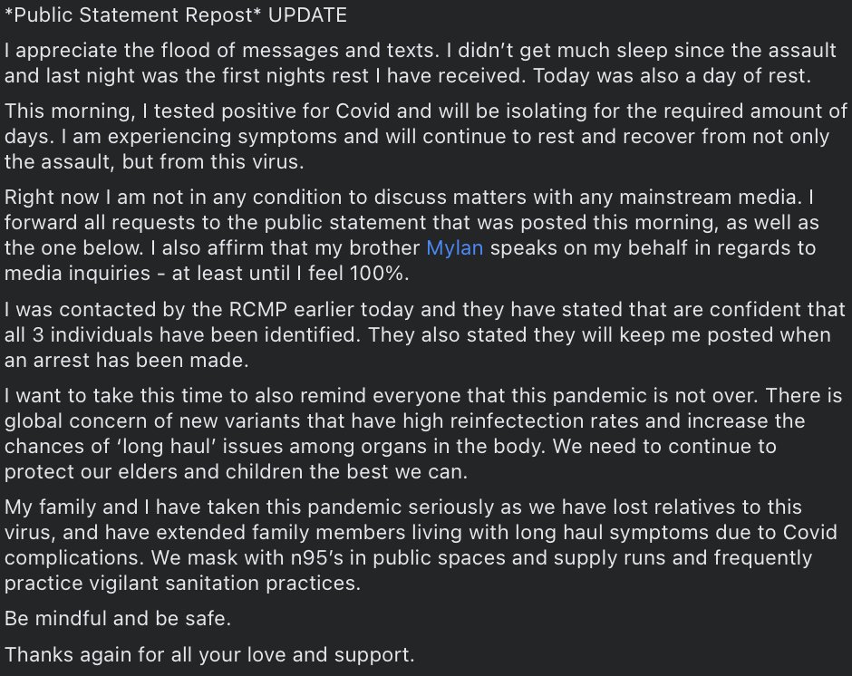 MylanMurdo's tweet photo. *UPDATE* Statement From Colby and his original statement. https://t.co/AiFvIbSDQ9