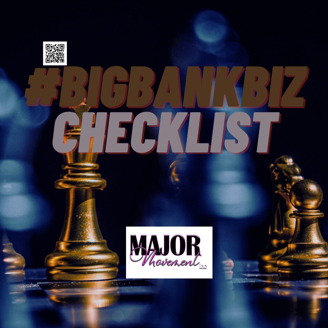 OUR #BIGBANKBIZ 💰💰💰 BUSINESS START-UP CHECKLIST 📝 HELPS U SUCCESSFULLY CREATE UR CORP ✔️ OR GIVE UR EXISTING ENTITY A 'TUNE-UP' 🛠⚙️ PURCHASE YOUR COPY TODAY!!! 🤑🤑 🏆📊 majormovementinc.com #mmi #marketing #promo #businessstartup #Entrepreneurship