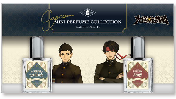 カプコンストアにて、「大逆転裁判」の香水を7月22日(金)より新発売