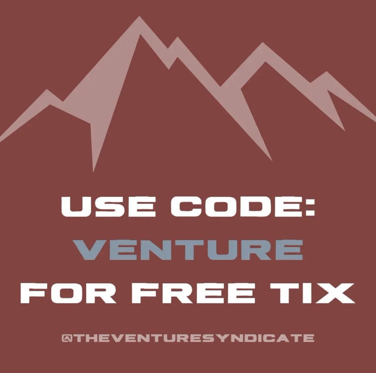 VentureSynd's tweet photo. Get a free ticket to @SnowboundExpo when you use code VENTURE. Good until the end of July. 

https://t.co/wIJ602kJ1e https://t.co/nVUrgyKP4x