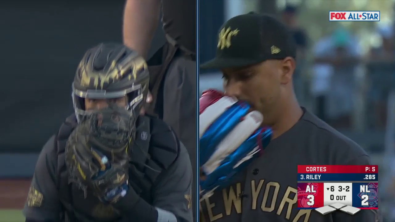 YES Network on X: Nestor Cortes and Jose Trevino #AllStarGame battery 🥺   / X