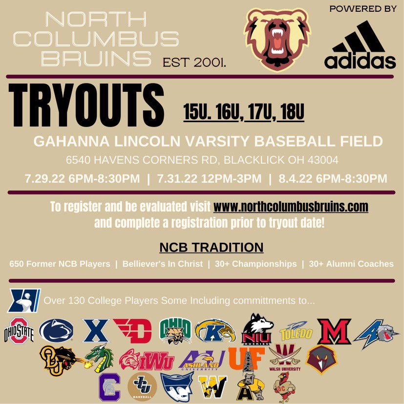 ncbruins's tweet photo. Get Registered-
https://t.co/nDtSOwuXN6
#OurWay #BruCrew #EST2001 https://t.co/0801PGC7Ei