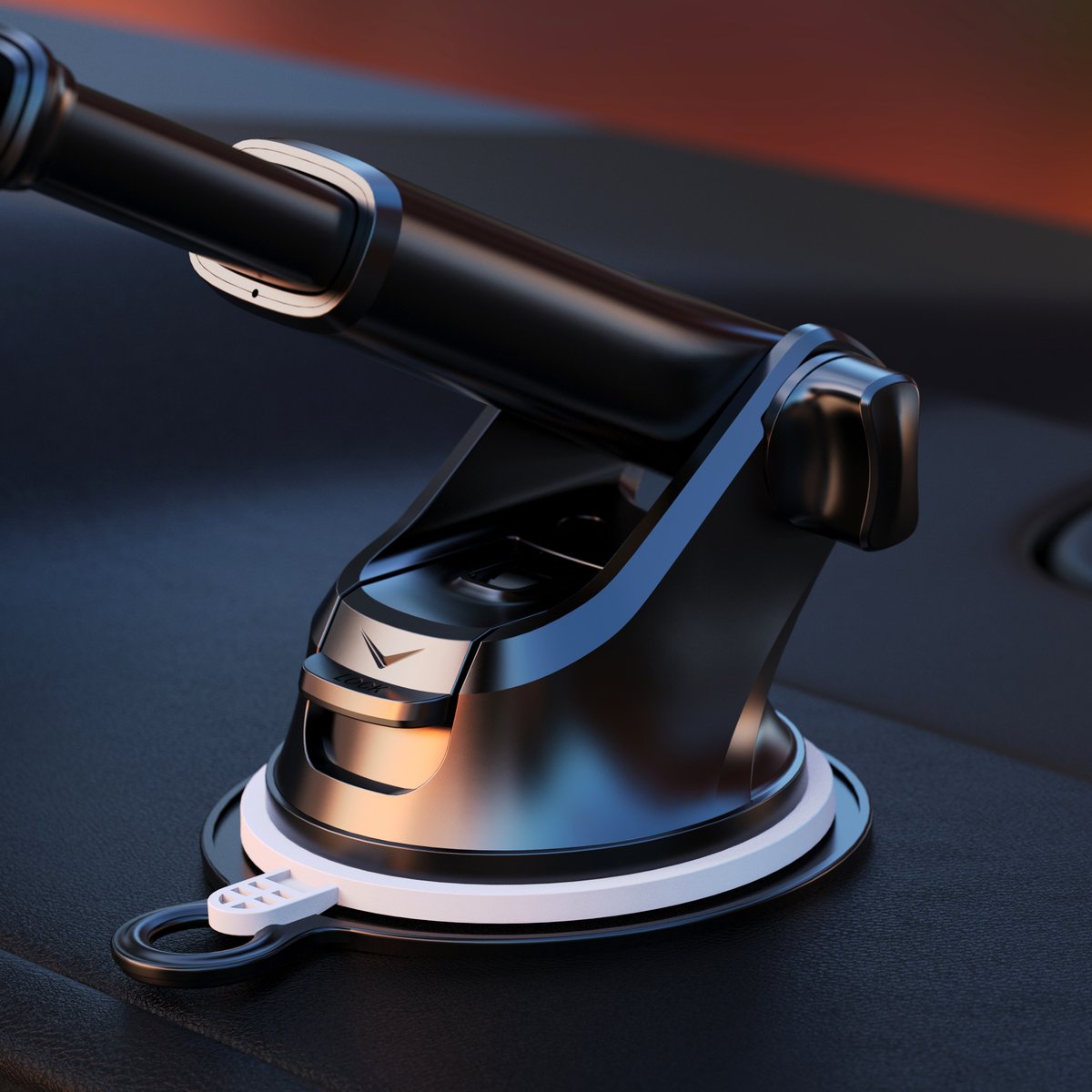 It is sturdy, and won't wiggle when you drive.🎉 Safe!