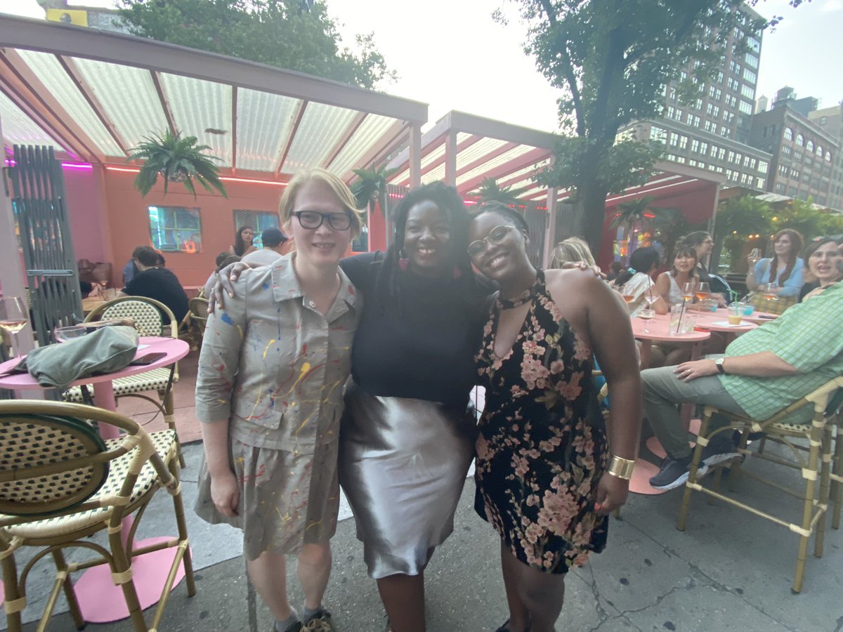 kima_jones's tweet photo. ✨@jackjoneslitart fellows mini-reunion 😭 at tonight’s @_triangle_house party 🏕 https://t.co/bgOKLjpjC5