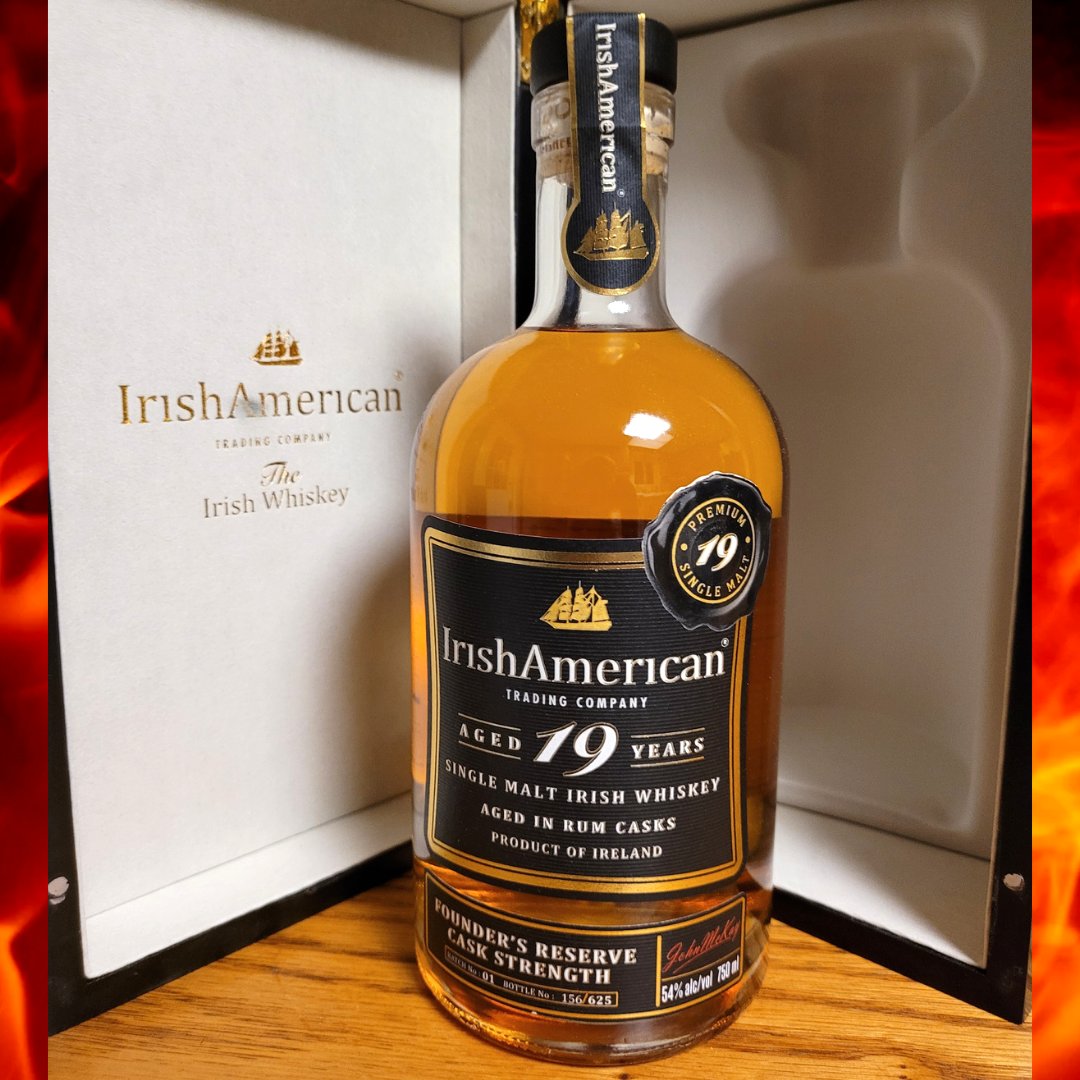 Feeling tropical during this heat wave. IrishAmerican helping beat the heat. Aged exclusively in a rum cask for 19yrs. Cask strength without bringing any more heat. Cooling off on July 19th when temp topps 90°. #irishwhiskey #irishwhiskeyclub