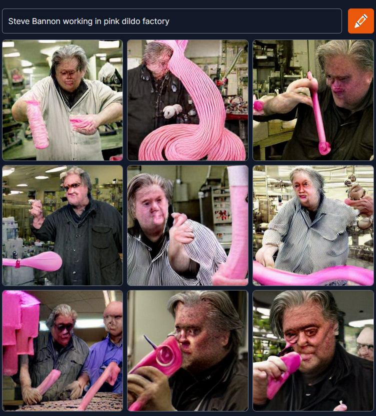 Okay... I'm proud of this one. #SteveBannon #dalleMini