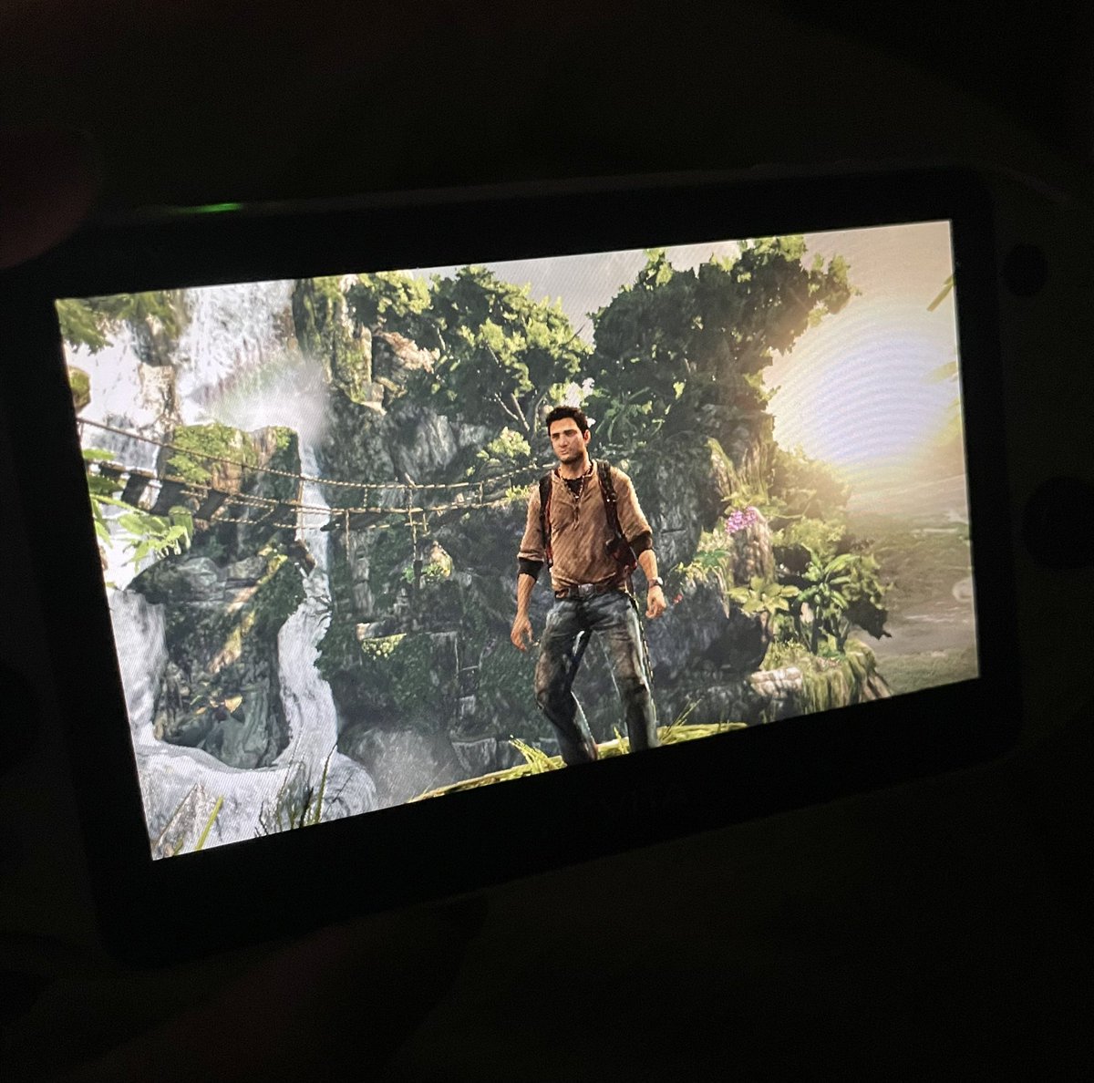 Wade_Says's tweet photo. It’s mind blowing how beautiful this game is and how well it plays 10 years later. #Uncharted #GoldenAbyss #PSVita https://t.co/GHmWT1VG0y
