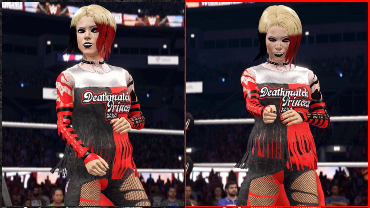 13XDXMY's tweet image. 13XDDY QUINN 

#DeathmatchPrincess Attire

🖤❤🖤❤🖤❤🖤❤🖤❤🖤❤🖤❤

#HARLEYQUINN FROM #BATMANAnimatedSeries

❤️🖤❤️🖤❤️🖤❤️🖤❤️🖤❤️🖤❤️🖤

#WWE2K22 x #BADART