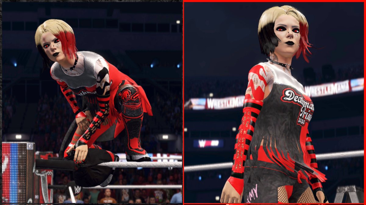 13XDXMY's tweet image. 13XDDY QUINN 

#DeathmatchPrincess Attire

🖤❤🖤❤🖤❤🖤❤🖤❤🖤❤🖤❤

#HARLEYQUINN FROM #BATMANAnimatedSeries

❤️🖤❤️🖤❤️🖤❤️🖤❤️🖤❤️🖤❤️🖤

#WWE2K22 x #BADART