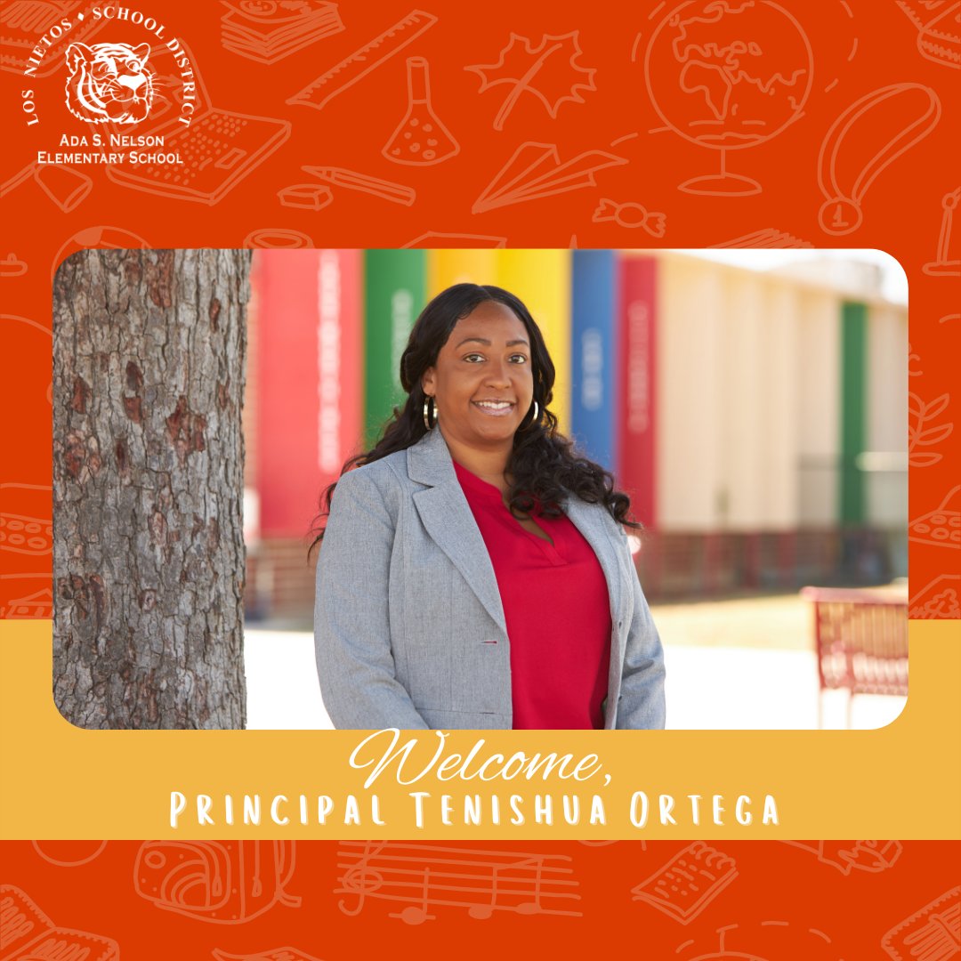LosNietosSD's tweet photo. Welcome, Ms. Ortega! We are excited to have you join our Los Nietos SD Family.

"I look forward to working with the Nelson community to provide educational excellence for our students."- Principal Tenishua Ortega

#LosNietosSD #AdaSNelsonES #Principal #Education https://t.co/ZbBUCepC0F