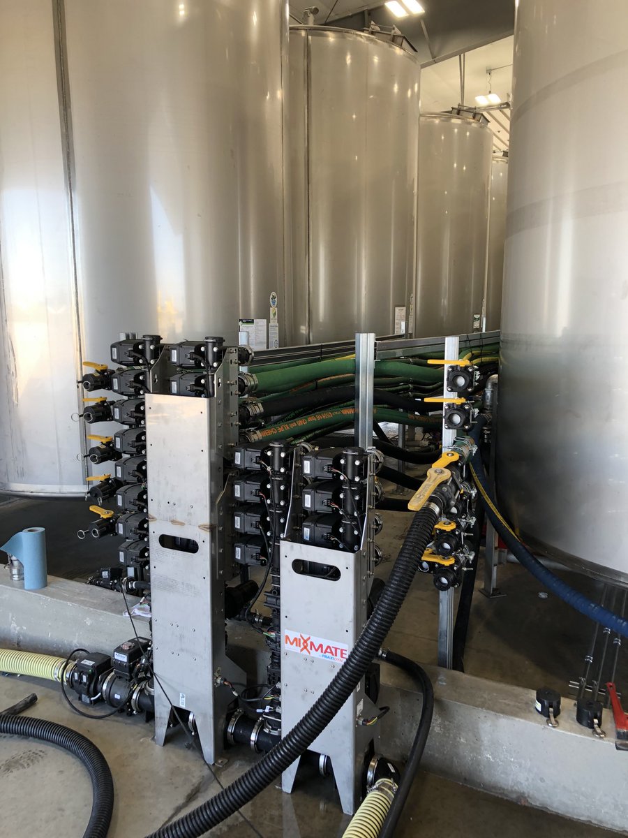 Beautiful system for 20 different products mixed automatically! #Mixmate