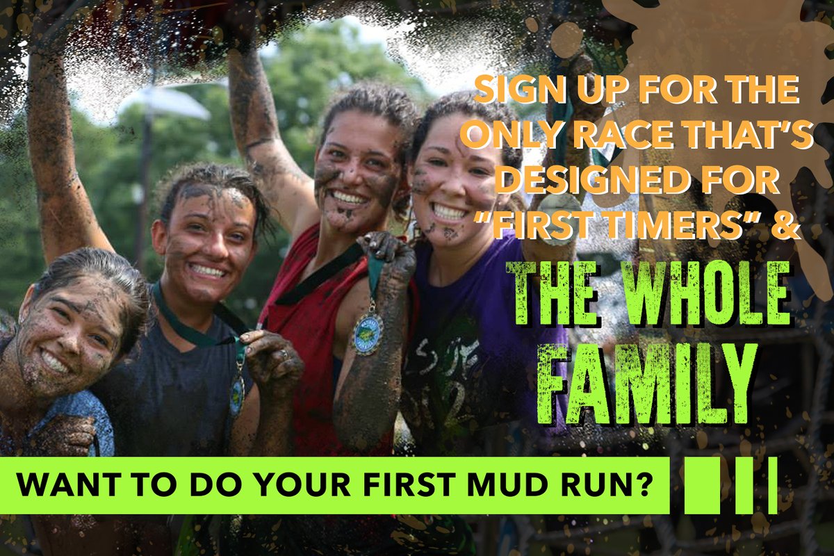 YourFirstMudRun's tweet image. The best Mud Run in the USA for the whole family ages 5 and up! #mudrun #mudruns #obstaclerace #kidsrace