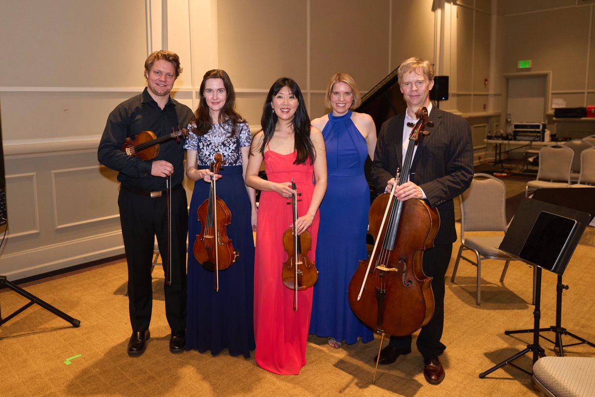 Check out our performance of Franck's Piano Quintet in F minor on Performance Today featuring David Coucheron and Helen Hwaya Kim, violins; Catherine Lynn, viola; Brad Ritchie, cello; Elizabeth Pridgen, piano. 
#classicalmusic #stradivarius <a href="/perf_today/">Performance Today</a>  ow.ly/QOqv50JYuUE