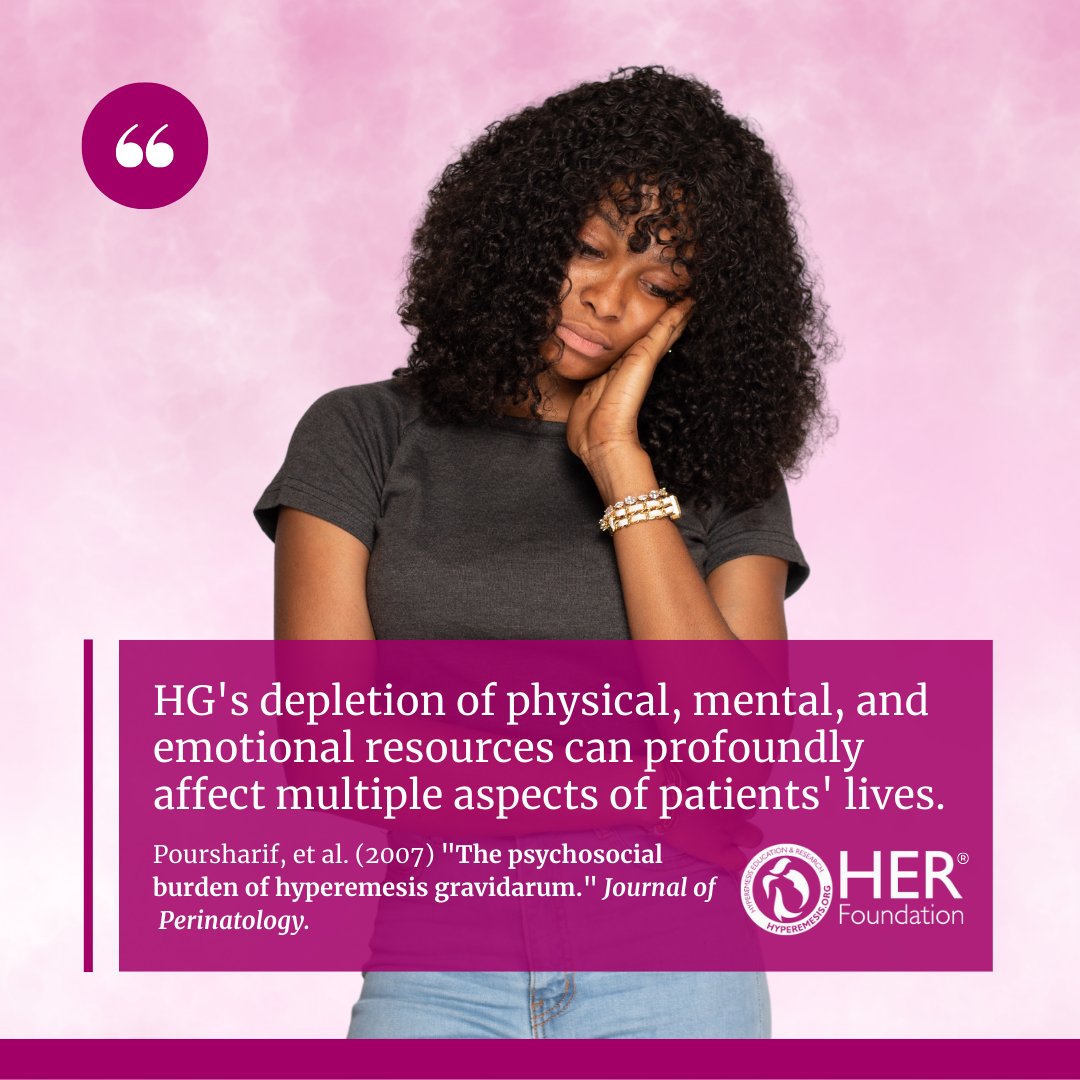 July 19-25 is #BlackMaternalMentalHealthWeek. At HER, we know that BIWOC, particularly Black women, have additional systemic hurdles to overcome to gain quality HG treatment and specialized medical care during pregnancy & postpartum. Hyperemesis.org/event/black-ma…

#maternalmentalhealth