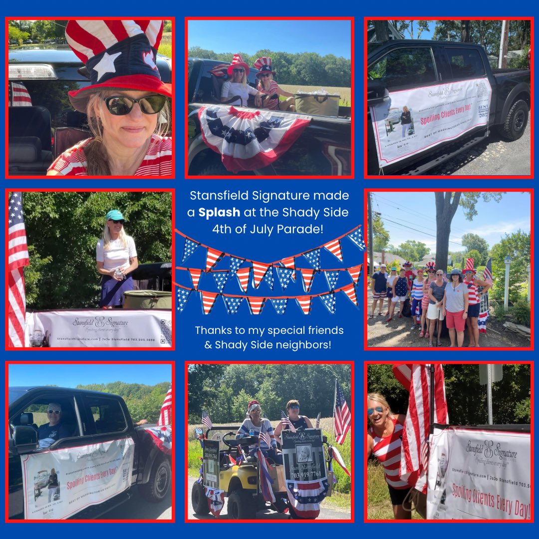 SpoilingClients's tweet photo. We had a BLAST at the 4th of July Shady Side Parade! Thanks to all my special friends &amp; Shady Side neighbors! 🇺🇸❤️💙🤍 https://t.co/HyQ7Lhukuo