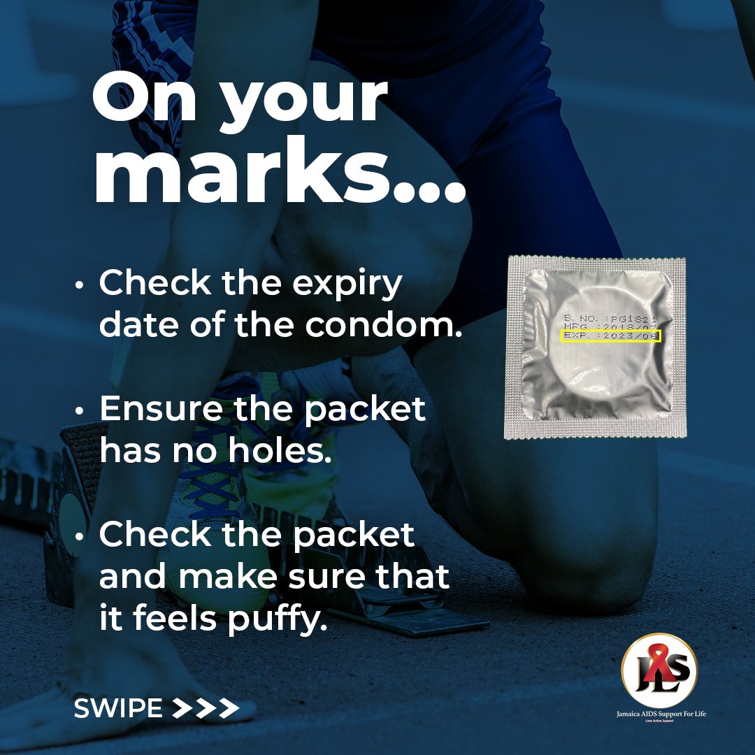 JASLtweets's tweet photo. Run out now now now!

Follow the steps and you’ll be well on your way to becoming a #safesexchampion.

Contact JASL for all your free condoms, lubes and HIV/Syphilis testing. #DweetSafe #GetTested #StatusKnown #HIVprevention #worldchampionships #teamjamaica https://t.co/eAMlUBWNe4