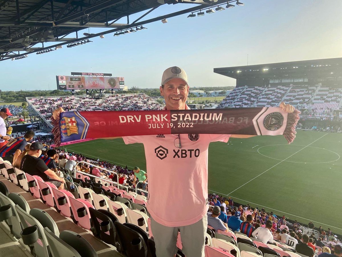 Pieter_Brown's tweet photo. Let’s make history and beat @FCBarcelona #InterMiamiCF #LockhartStadium @FutbolMiamiTV https://t.co/yQLaIH9E3q