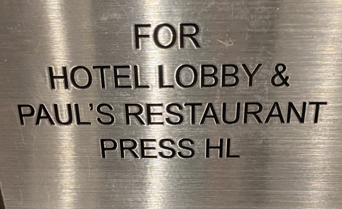horncallad's tweet photo. While the personal attention is appreciated, for sure, where will the other hotel guests be dining? https://t.co/lVUXygkT1b