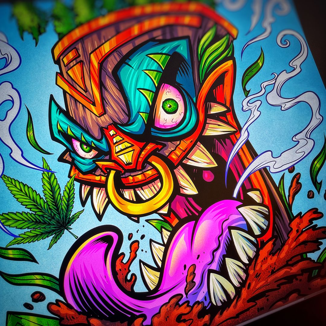 If you've been following me for a while, you know I love drawing Tiki guys - here's one I drew recently for a seed packaging design.
#tikiart #tikibar #beachart #tikitotem #surfart #tikiartist #beach