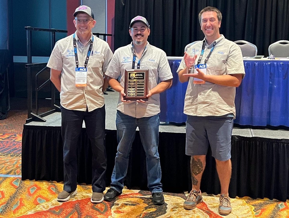 CANVAWWA's tweet photo. Congratulations to the East Bay Ozonates from EBMUD for achieving 1st place in the Top Ops competition at ACE22 in Texas last month!

Way to represent the CA-NV section. 

#CANVAWWA #topops #ACE22 https://t.co/whWgMXQCrQ