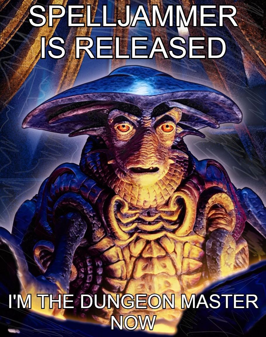 RealSteveMattor's tweet photo. #spelljammer #dnd #CriticalRoleArt #faracape #memes https://t.co/M5dVDkVcD0