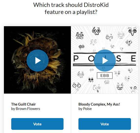 Vote for our #BrownFlowers track 'The Guilt Chair' on the @DistroKid Playlist Spotlight 
distrokid.com/spotlight/brow… 

#Metal #HeavyMetal #heavymetalfamily