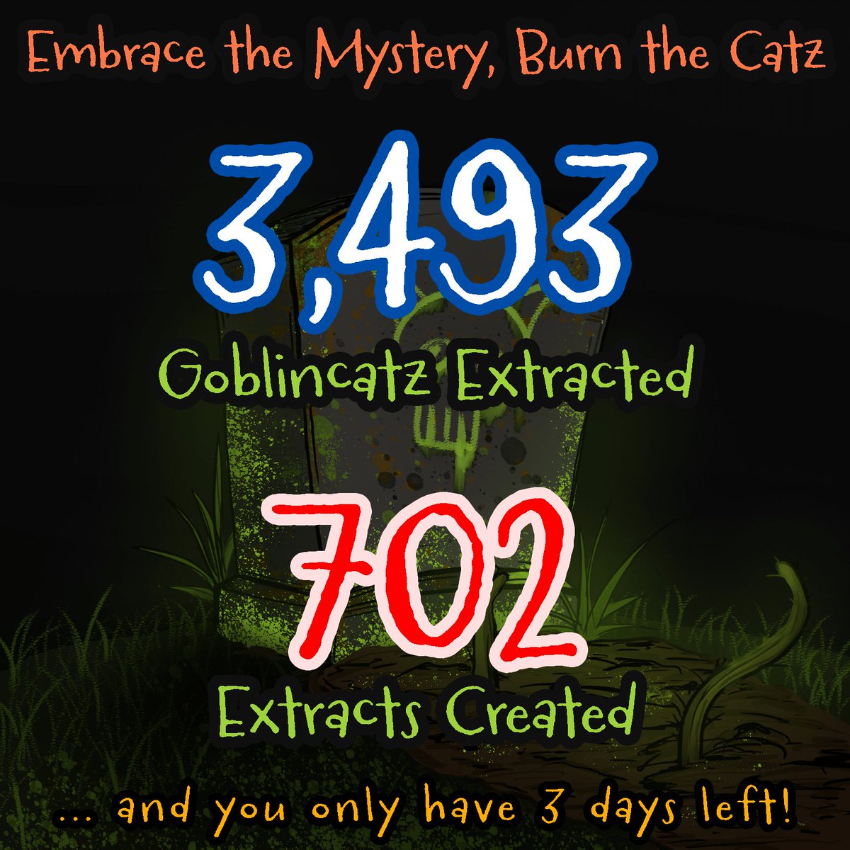 Offᵢcᵢaₗ ₗᵢₙₖ: sacrifice.goblincatz.wtf

Eₓₜᵣacₜₛ: opensea.io/collection/ext…

#CatsFollowCats #BurnTheCatz #SaveTheCatz