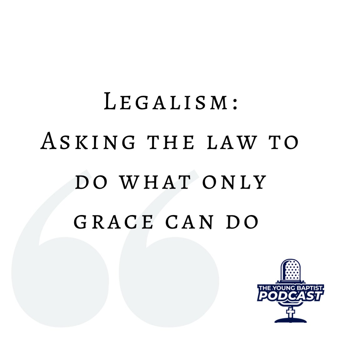 YoungBaptistPod's tweet photo. ICYMI: Our episode, “Legalism and Licence” (S2E12), is out now! https://t.co/SFQUGJ1pTI