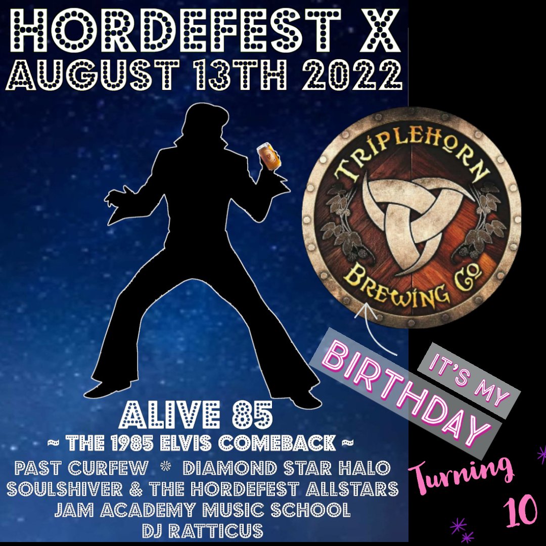 BeerNav's tweet image. Mark your calendars @TriplehornBrew is throwing a party - Hordefest X on Aug 13.🎉🎉🎉
Live music, multiple food trucks, street vendors, and more. Dont miss out!
#wabeer #washingtonbeer #drinkwabeer  #seattlebeer #eastsidebeerweek  #craftbeer #hordefest #triplehorn #thehorde