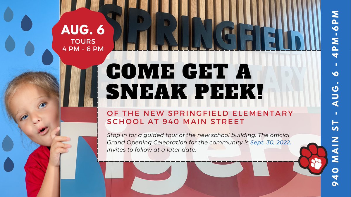 The new building is almost ready! Come to a SNEAK Peek during the Sarpy County Fair, Aug. 6th, 4:00-6:00 Guided Tours starting every 10 to 15 minutes. Classrooms will not be set up &amp; we will still be unpacking, but we wanted to give our community a chance to see the building.