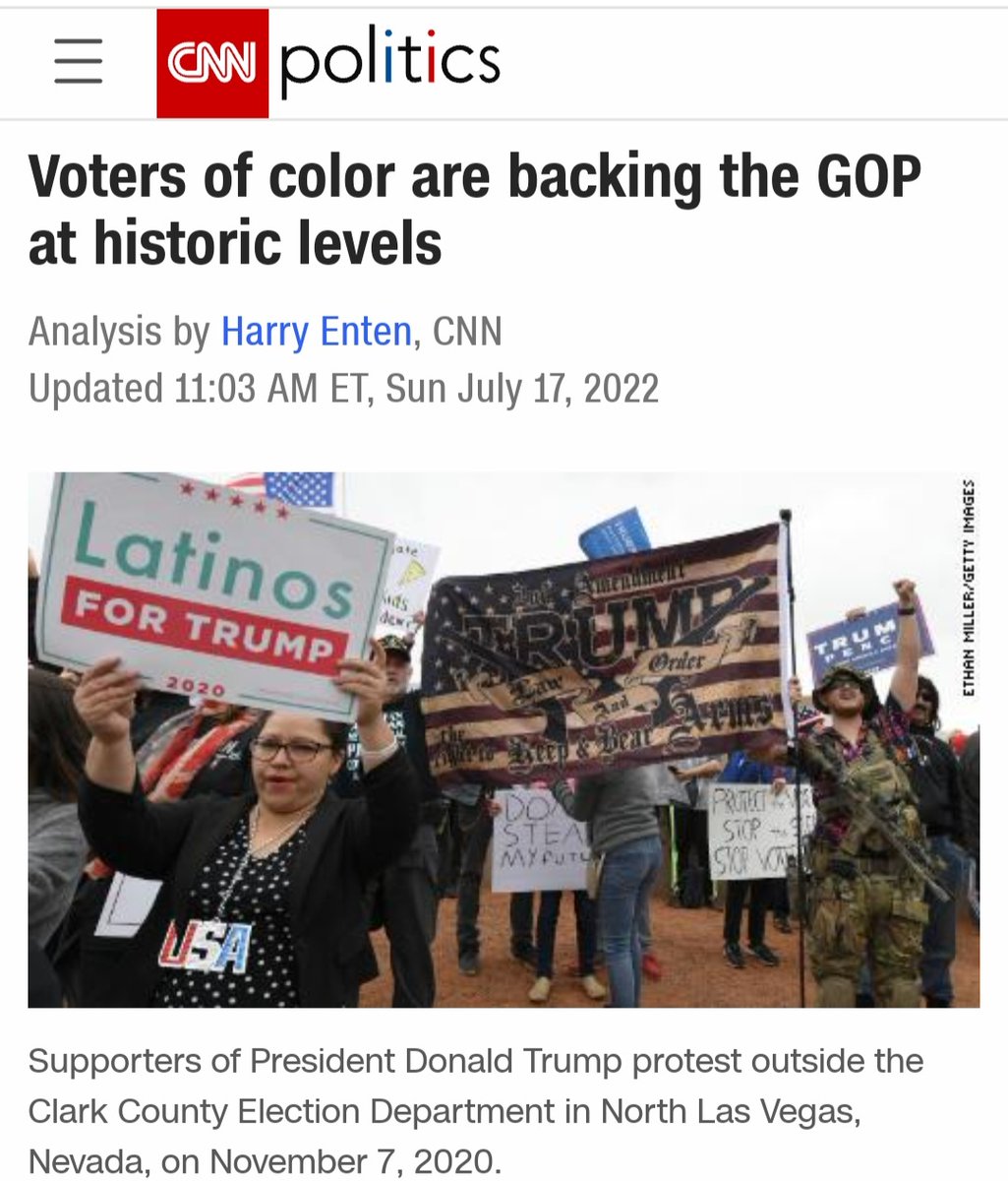 I'll be live tomorrow at 11:20 Am Eastern Time in the first Latin conservative RadioNetwork @AmericanoMedia SiriusXM #153 Invited by the star RadioHost @lourdesubieta To discuss the recent article by #CNN African-Americans are backing the @GOP at historic levels #RedWave2022