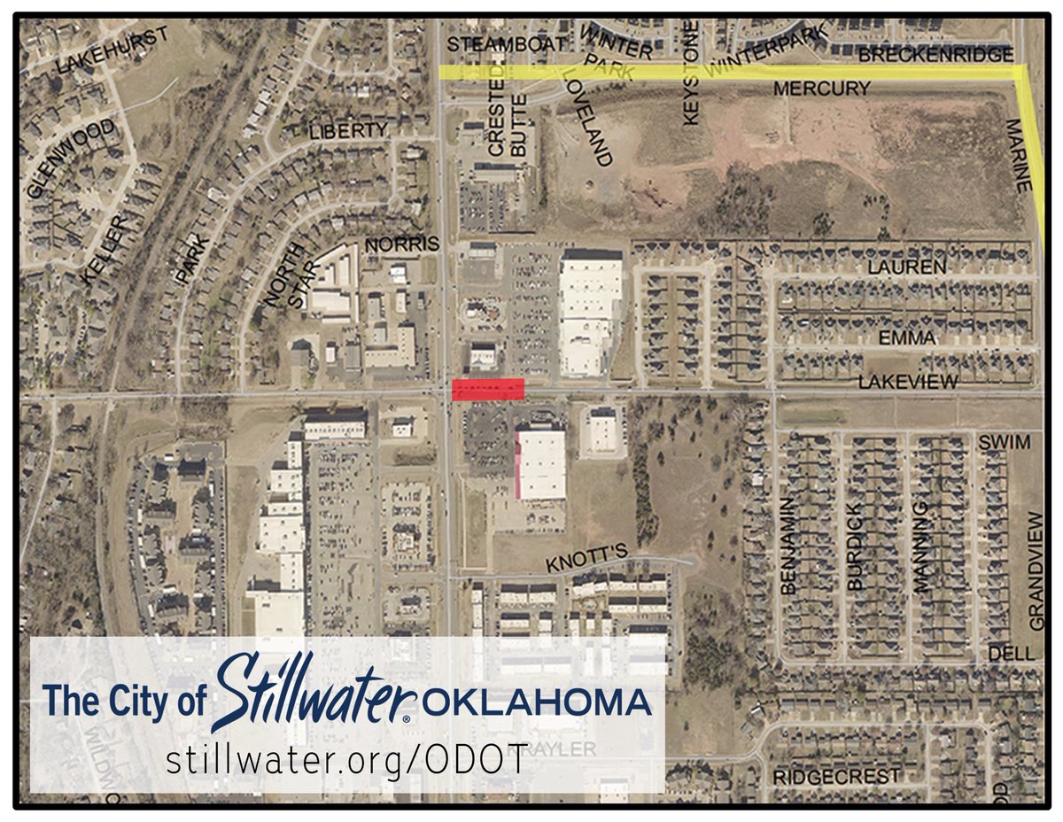 StillwaterOKgov's tweet photo. *Please refer to updated map included. Perkins Rd./U.S. 177 Update: Beginning July 20, Lakeview will be closed for approx. 2 wks. This will affect the eastside of the roadway and motorists will still be able to get through on Perkins. #SWO #WorkSWO #LiveSWO @StwOKPolice @StwSema https://t.co/YAad1jj7R2