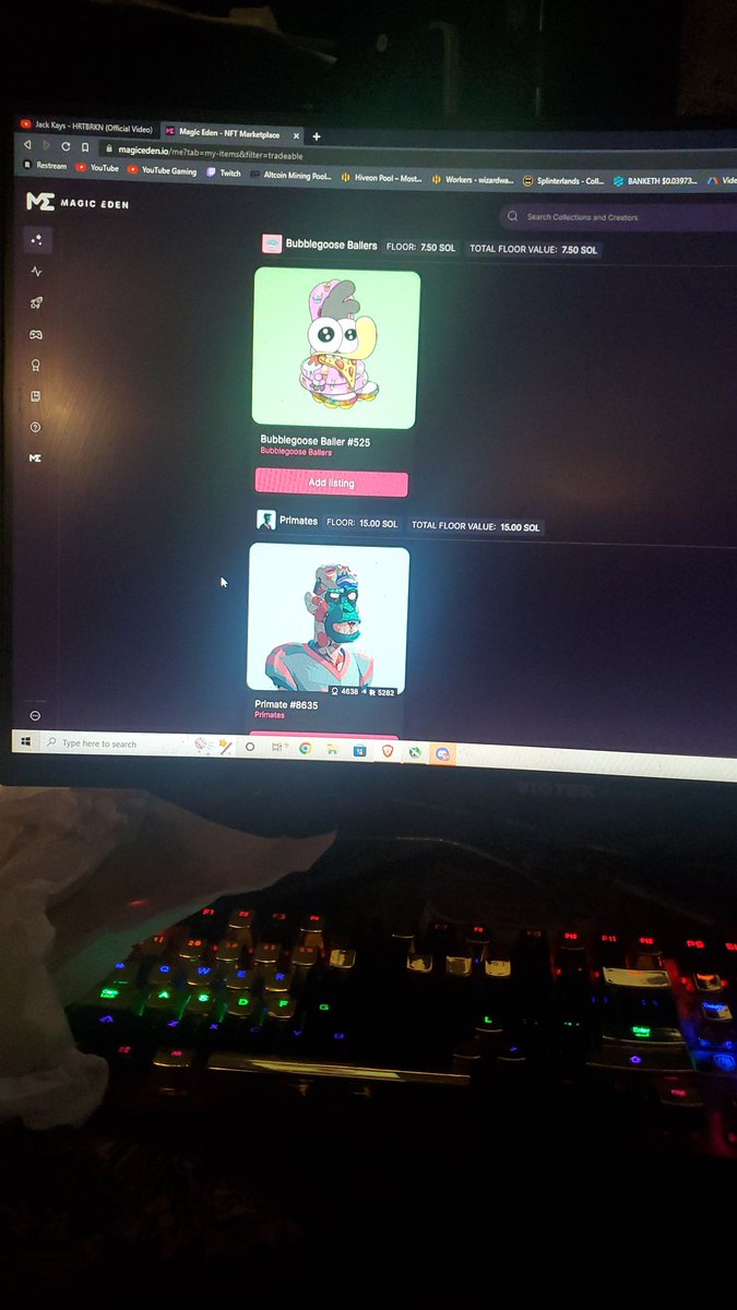 wizardwaxs's tweet photo. Just realized you can't see the nft lol sorry @Primatesnft and @BubblegooseXYZ https://t.co/uJBiHBDew0