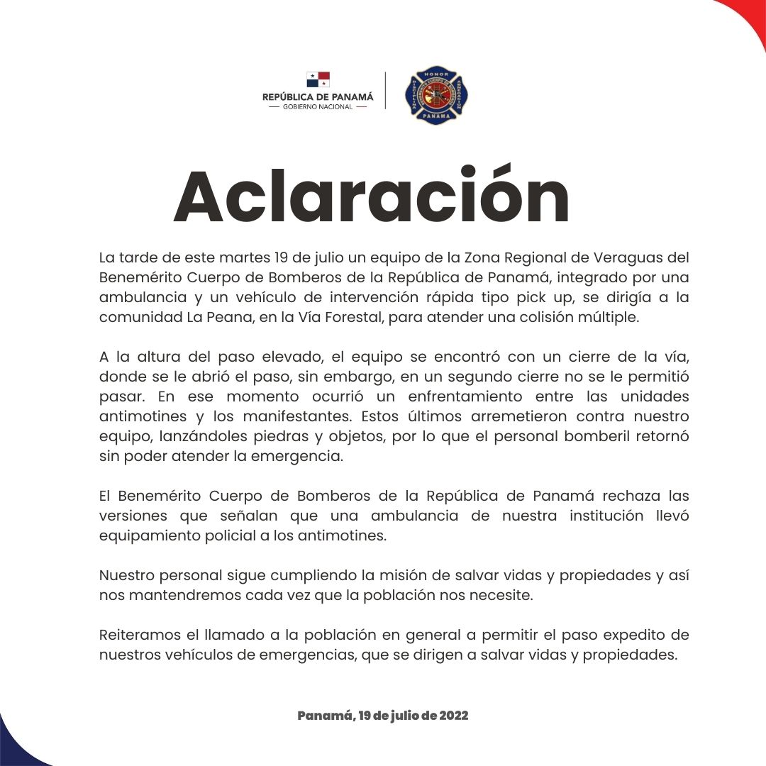 BCBRP's tweet photo. #ACLARACIÓN | Nuestra misión es salvaguardar vidas y propiedades. Seguiremos al servicio de la población cuando nos necesite. #BCBRP #SalvaguardandoVidas https://t.co/UpzKF0PlcM