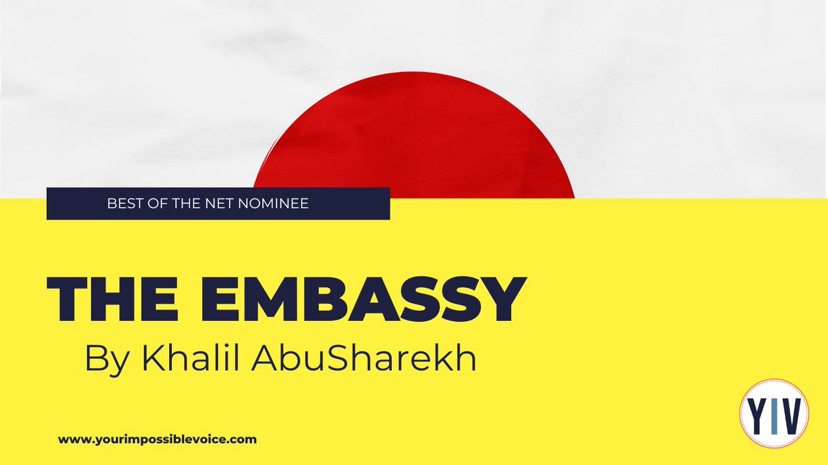 “I didn’t look Japanese in real life, true, but in my head, I was as Japanese as the tall man in the black suit.” Our last day of Best of the Net nominations begins with this incredible essay by Khalil AbuSharekh! bit.ly/3RQ8EjF