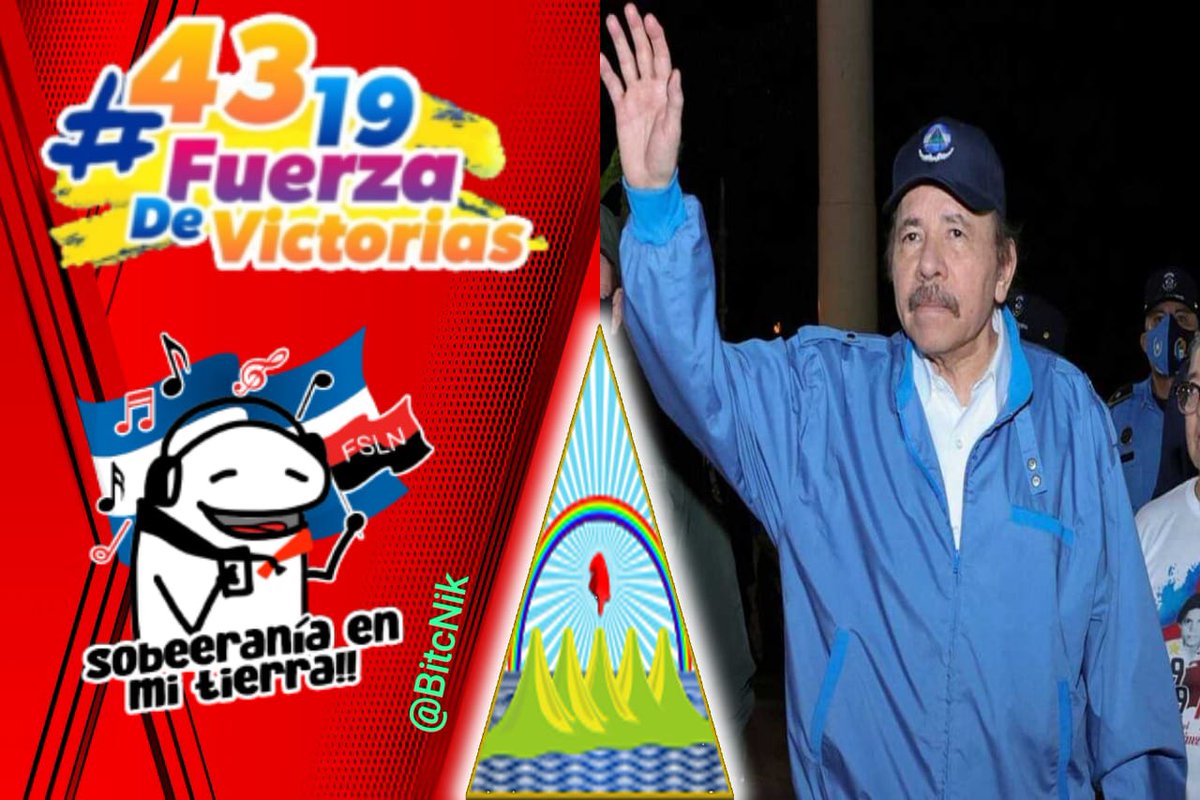 Daniel, Daniel, Daniel, Daniel #Nicaragua #4319FuerzaDeVictorias #4319SiempreLibres #4319SandinoVive #TropaSandinista