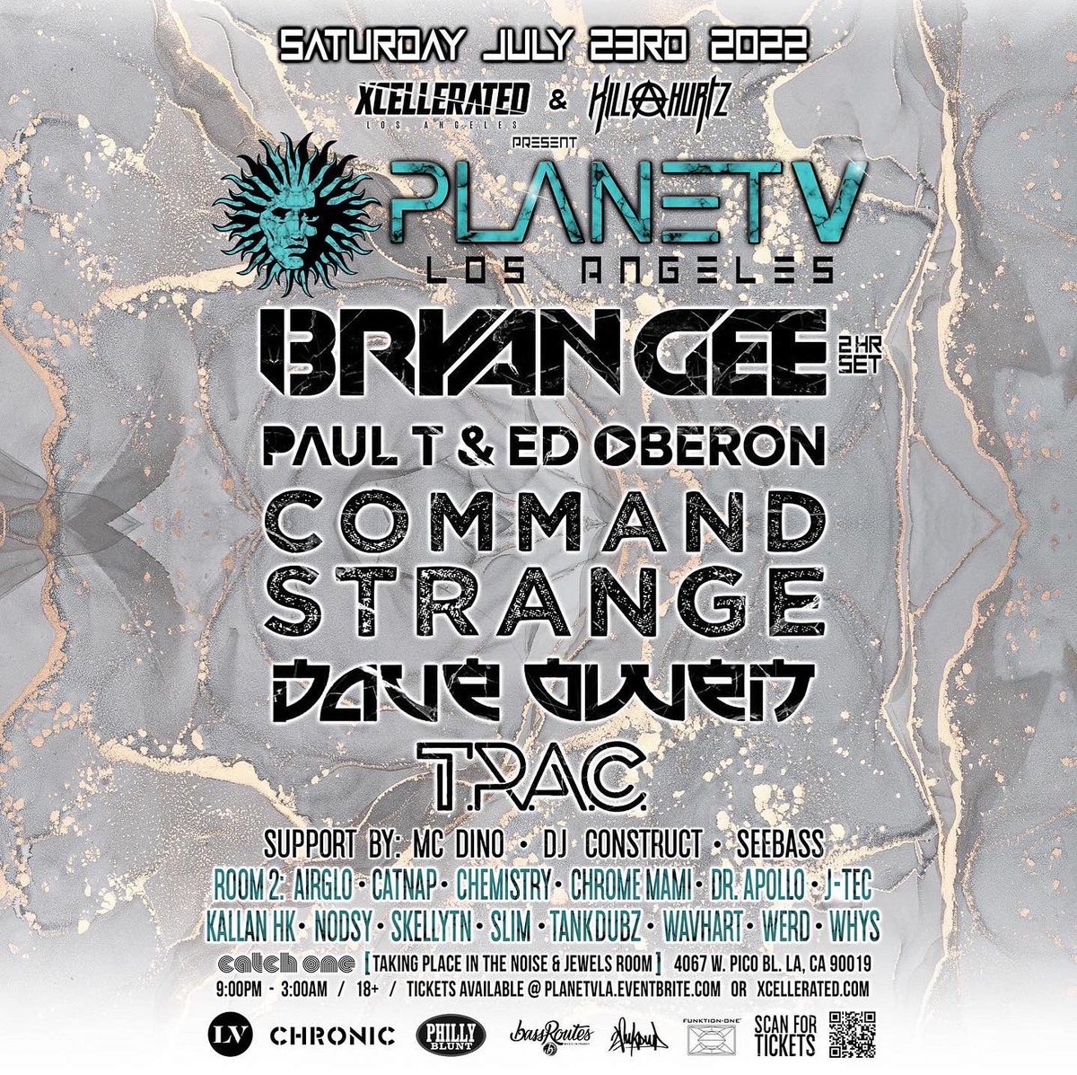 Xcellerated (@xcellerateddnb) on Twitter photo Saturday Planet V🌞 LA
<a href="/vforever/">bryan gee</a> <a href="/PaulTandEdwardO/">Paul T & Edward Oberon</a> <a href="/Command_Strange/">Command Strange</a> <a href="/Dave0wen/">D Λ V Ξ O W Ξ N</a> <a href="/TRAC_/">terrymisu!</a> <a href="/dknow/">Dknow (MC DINO)</a> <a href="/djconstruct/">Jeremy Fitzgerald</a> <a href="/djseebass/">DJ SeeBass</a> <a href="/airglomusic/">AIRGLO</a> <a href="/the_cat_nap/">࣪ ˖ 𖥔 𝚌𝚊𝚝𝚗𝚊𝚙 𖥔 ˖࣪</a> <a href="/Chemdracula/">Karma Sutra 🔮📿</a> <a href="/ChromeMami/">BREAKS BADDIE ✊🏽 Junglists 4 Justice #Insulin4all</a> <a href="/DrApollomusic/">Dr. Apollo</a> <a href="/JohnnyJtec/">Johnny Mendoza</a> <a href="/KallanHK/">Kallan HK</a> <a href="/NoDs818/">Nodsy</a> <a href="/skellytn/">skellytn</a> <a href="/SlimSelecta/">Slim Selecta</a> <a href="/tank_dub/">LAJunglist</a> <a href="/wavhart/">cameron</a>
🎟planetvla.eventbrite.com Saturday Planet V🌞 LA
<a href="/vforever/">bryan gee</a> <a href="/PaulTandEdwardO/">Paul T & Edward Oberon</a> <a href="/Command_Strange/">Command Strange</a> <a href="/Dave0wen/">D Λ V Ξ O W Ξ N</a> <a href="/TRAC_/">terrymisu!</a> <a href="/dknow/">Dknow (MC DINO)</a> <a href="/djconstruct/">Jeremy Fitzgerald</a> <a href="/djseebass/">DJ SeeBass</a> <a href="/airglomusic/">AIRGLO</a> <a href="/the_cat_nap/">࣪ ˖ 𖥔 𝚌𝚊𝚝𝚗𝚊𝚙 𖥔 ˖࣪</a> <a href="/Chemdracula/">Karma Sutra 🔮📿</a> <a href="/ChromeMami/">BREAKS BADDIE ✊🏽 Junglists 4 Justice #Insulin4all</a> <a href="/DrApollomusic/">Dr. Apollo</a> <a href="/JohnnyJtec/">Johnny Mendoza</a> <a href="/KallanHK/">Kallan HK</a> <a href="/NoDs818/">Nodsy</a> <a href="/skellytn/">skellytn</a> <a href="/SlimSelecta/">Slim Selecta</a> <a href="/tank_dub/">LAJunglist</a> <a href="/wavhart/">cameron</a>
🎟planetvla.eventbrite.com