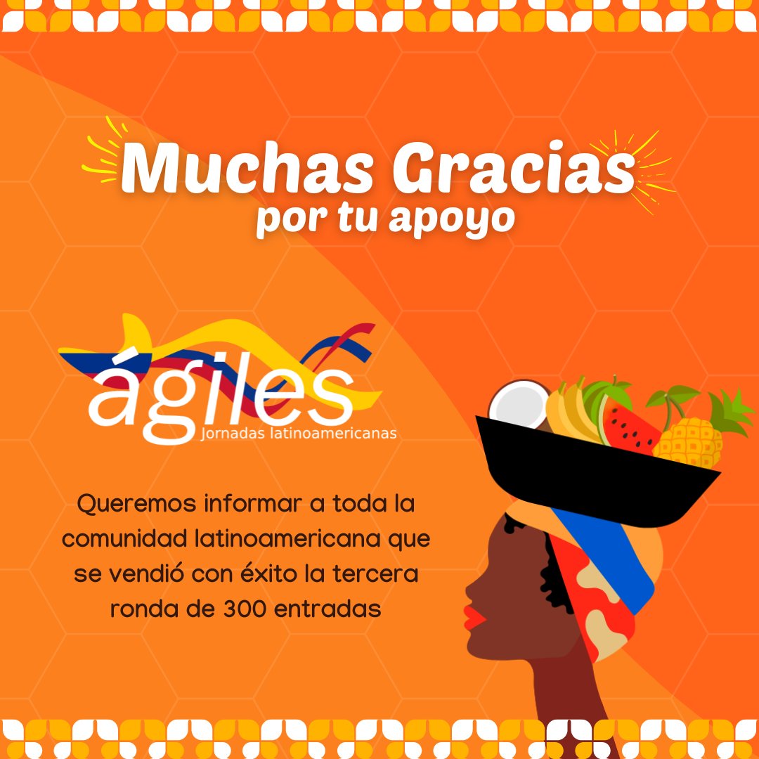 agilesla's tweet photo. ¡Ahora somos más de 850 agilistas que nos encontraremos en el #Agiles2022! 

😱😬 ¿Aún no tienes tu entrada? 

👉 Anímate, queda solo la última ronda para qué puedas participar de este #AgilesLatam2022 
Ingresa a https://t.co/6pJg0bYQTn

#AgilesLatamColombia #AgilesLatam #Agile https://t.co/acRMtVrKkt