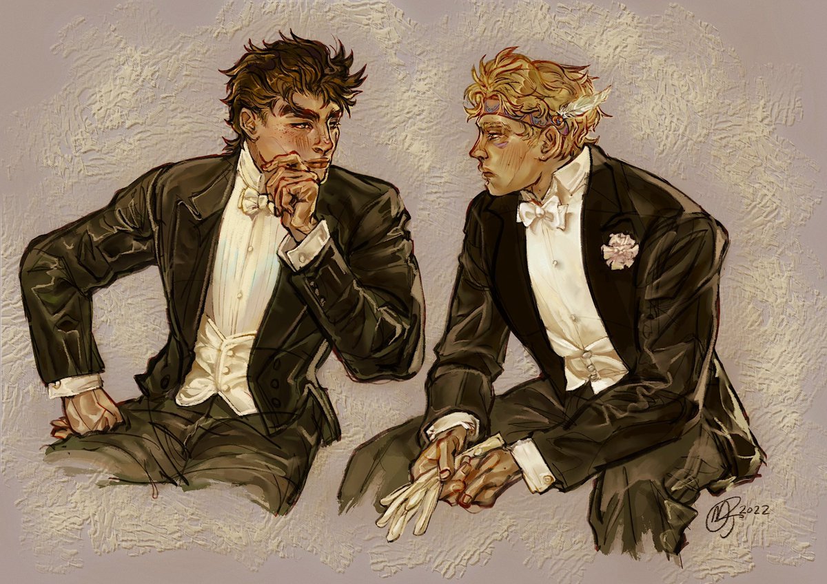 aphotism's tweet photo. #caejose as j.c. leyendecker’s “portrait of two men” #jjba https://t.co/97qCpwkcC6