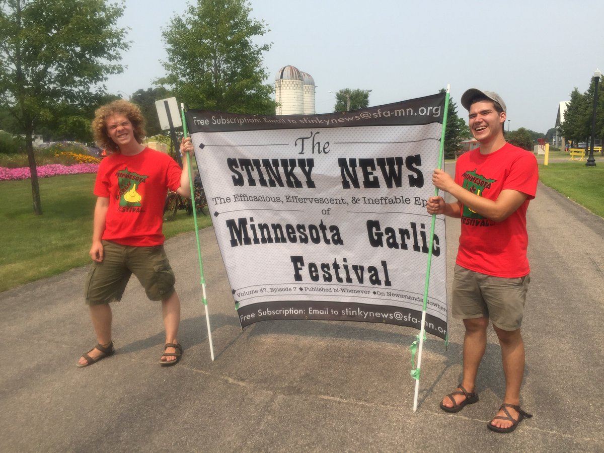 #MnGarlicFest is BACK!  Are you planning on it?  August 13, 2022 in Hutchinson. 

There are a few volunteer opportunities still open…click here to sign up: mngarlicfest.com/volunteers