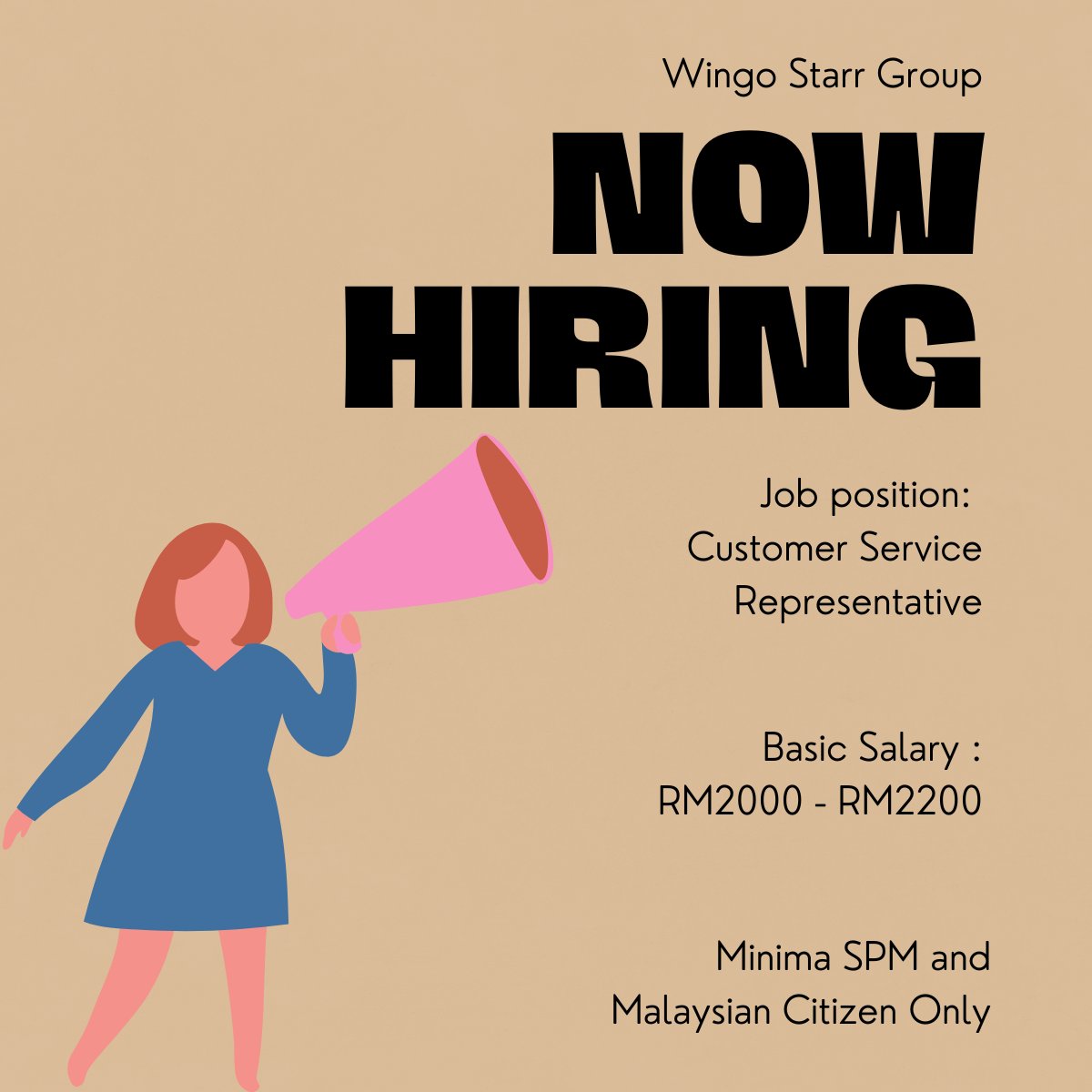 KERJA KOSONG KUALA LUMPUR (@workwsg) on Twitter photo What you wait for?
Contact us now : wasap.my/60192312946/tC…
#kerjakosong
<a href="/Kerjacarirezeki/">JobsViral</a>
@Peluang_KerjaMY
<a href="/JobVacanciesMY/">JOB VACANCY M’sia</a>
<a href="/MusKerjaKosong/">mus_shareKerjaKosong</a> What you wait for?
Contact us now : wasap.my/60192312946/tC…
#kerjakosong
<a href="/Kerjacarirezeki/">JobsViral</a>
@Peluang_KerjaMY
<a href="/JobVacanciesMY/">JOB VACANCY M’sia</a>
<a href="/MusKerjaKosong/">mus_shareKerjaKosong</a>