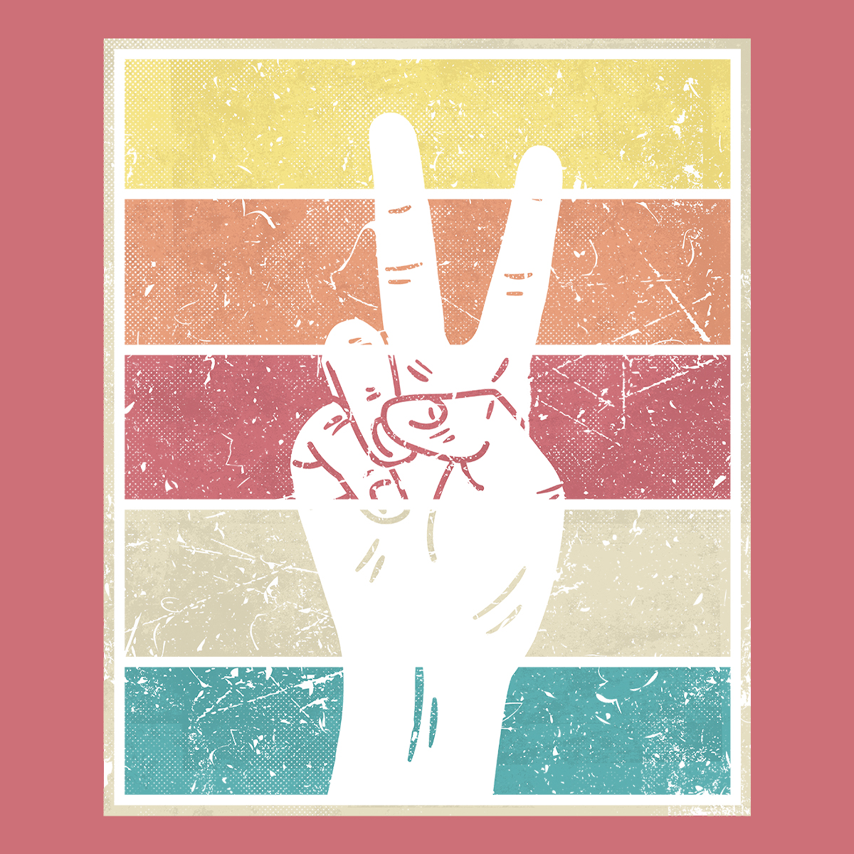 Peace out week ✌️ Hello weekend. 
#helloweekend

Peace Sign Graphic T-shirt: bit.ly/3RFhO2q