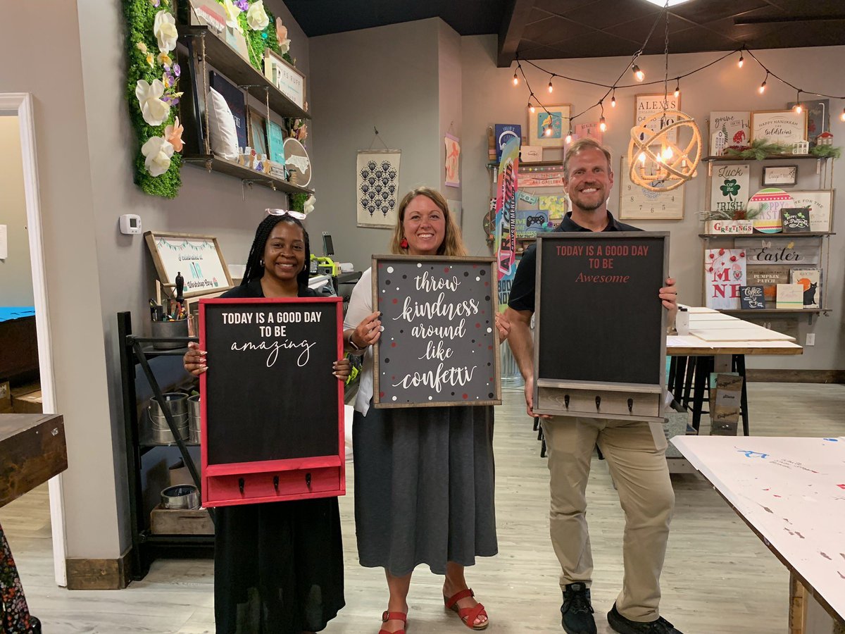 Let’s go <a href="/mchsmustangs/">Middle Creek HS</a> Admin team! Team building activity tonight was so much fun! #bestteam #funtogether #werock #STRONGstable <a href="/PrincipalPeckha/">Lacey Peckham</a> <a href="/CMcCaskillEdu/">Candice McCaskill</a> <a href="/AP_JCucurullo/">Jimmy Cucurullo</a> @KatonaThomasEdu