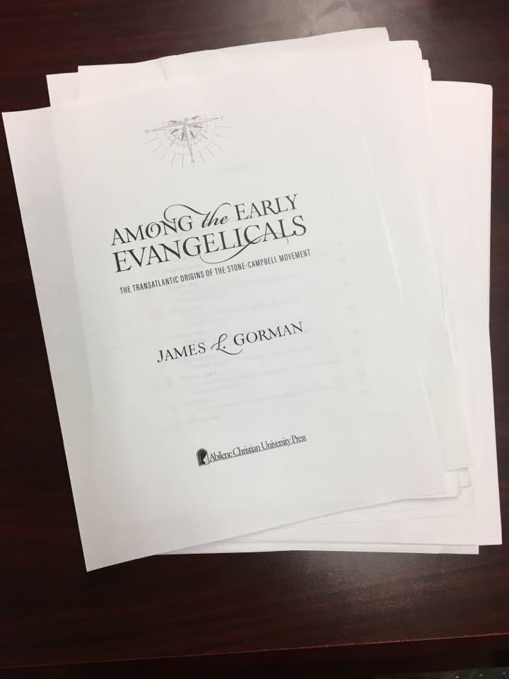 It feels like this was more than five years ago. If you're a very interesting person and, therefore, want to explore the origins of the Stone-Campbell Movement in the transatlantic evangelical missions movement of the 1790s, then go to store.acupressbooks.com/products/among… and order my book!