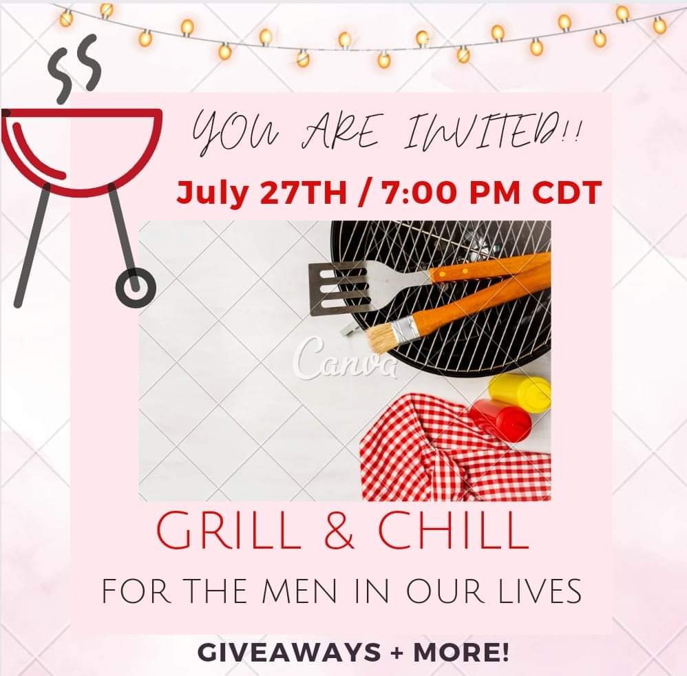 BeautyWBrenda's tweet photo. You are invited 🥩 GRILL & CHILL 🥩 We will talk about skincare & body products for the 😎 men 🤠 in our lives. Play the BBQ game. A chance to WIN free products & samples https://t.co/k3RPzmh2Lb #onlineevent #facebookevent #partytime #skincareformen #facebookparty #winfreeprizes https://t.co/ES00Gg18WX
