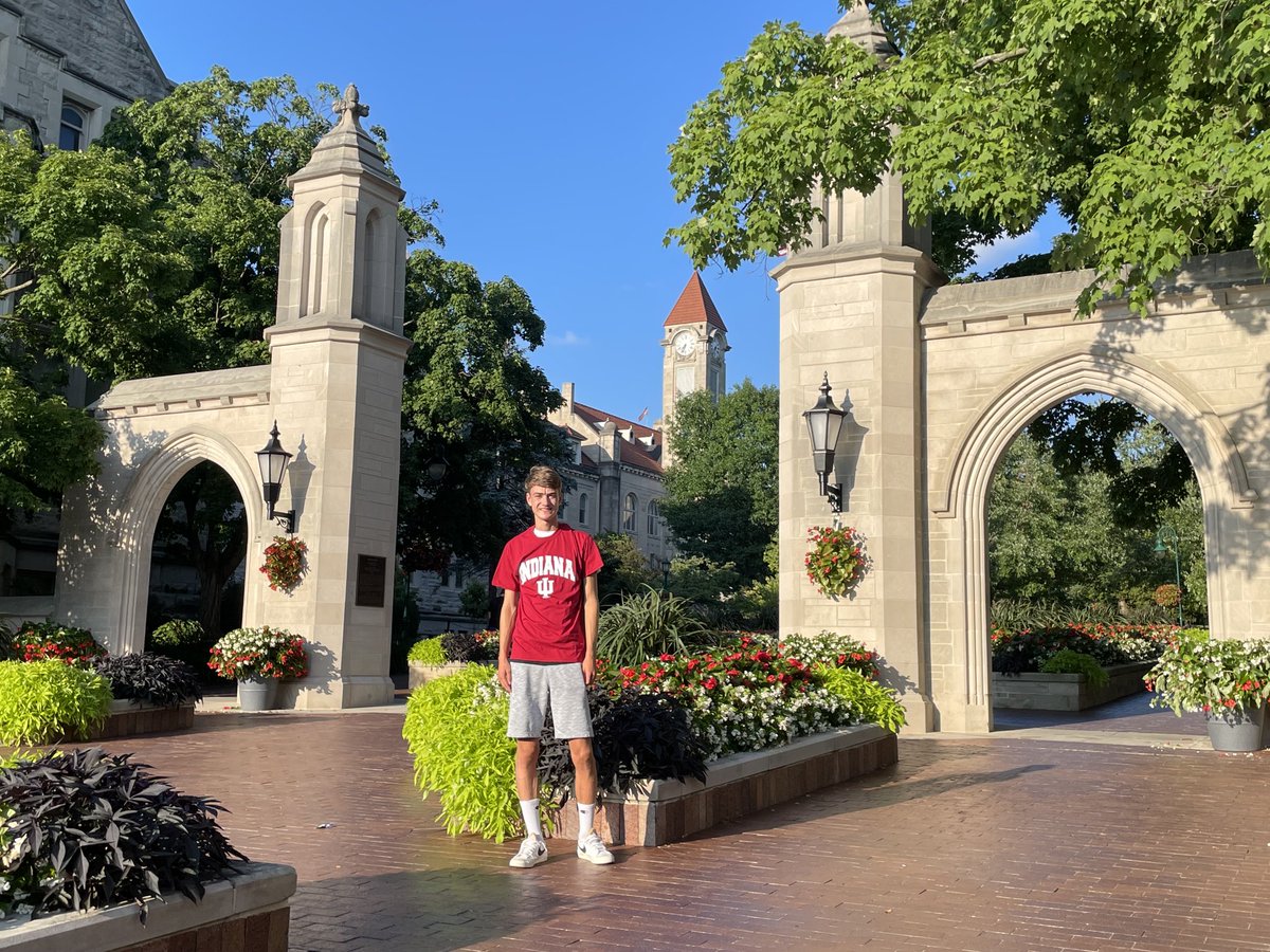 First day back in Bloomington for Orientation this week…not sure if Caleb or Shelley is more excited to be back in B-town!