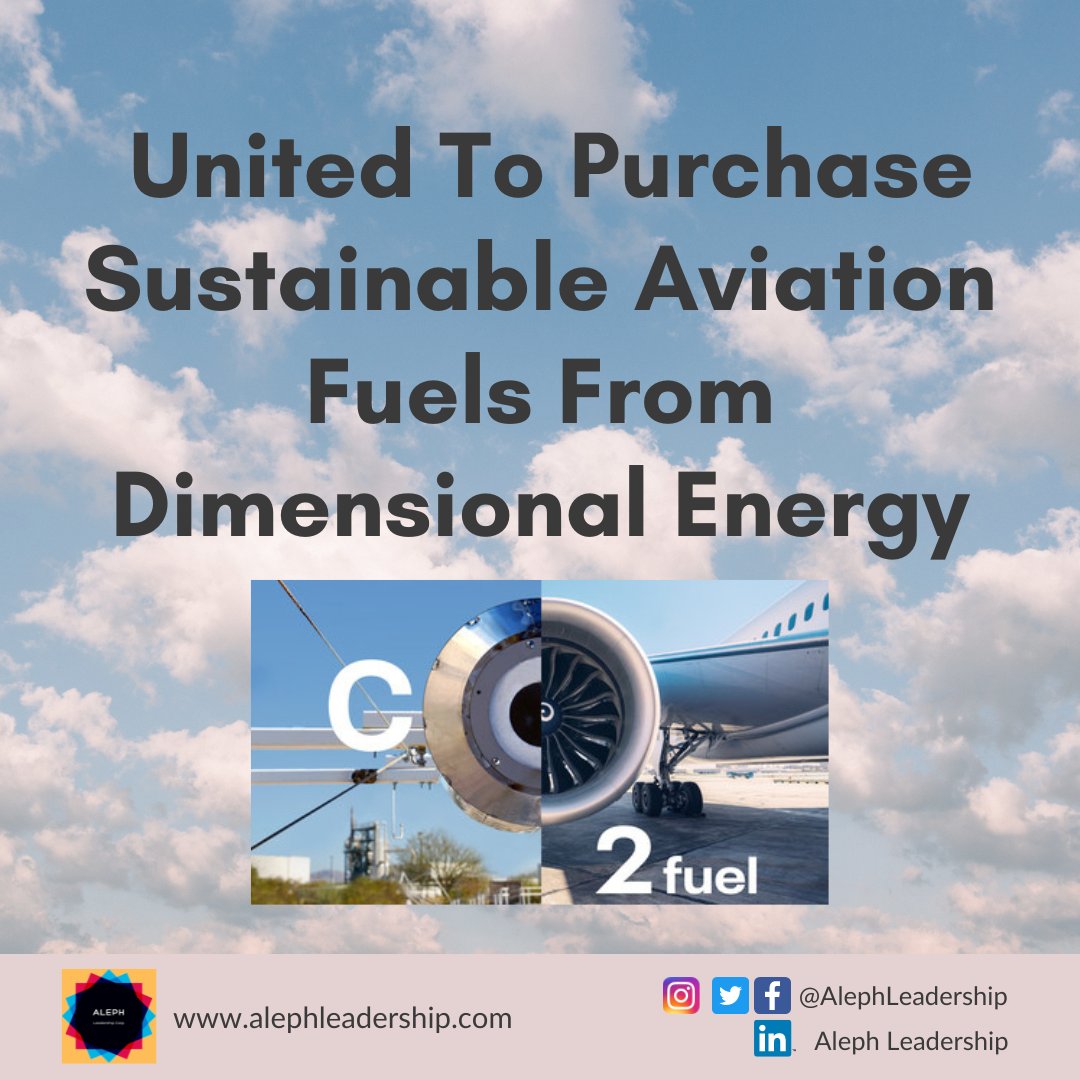 #Unitedairlines has invested more in #sustainable aviation fuel production than any other airline in the world!
