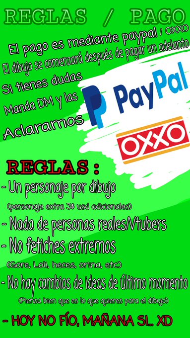 Buenas aqu&iacute; actualiz&oacute; la tabla de las comisiones para los que est&eacute;n interesados  Tuve que subirle un<a href="/tag/comission"class="tags"><span>#comission</span></a><a href="/tag/comisionesabiertas"class="tags"><span>#comisionesabiertas</span></a>