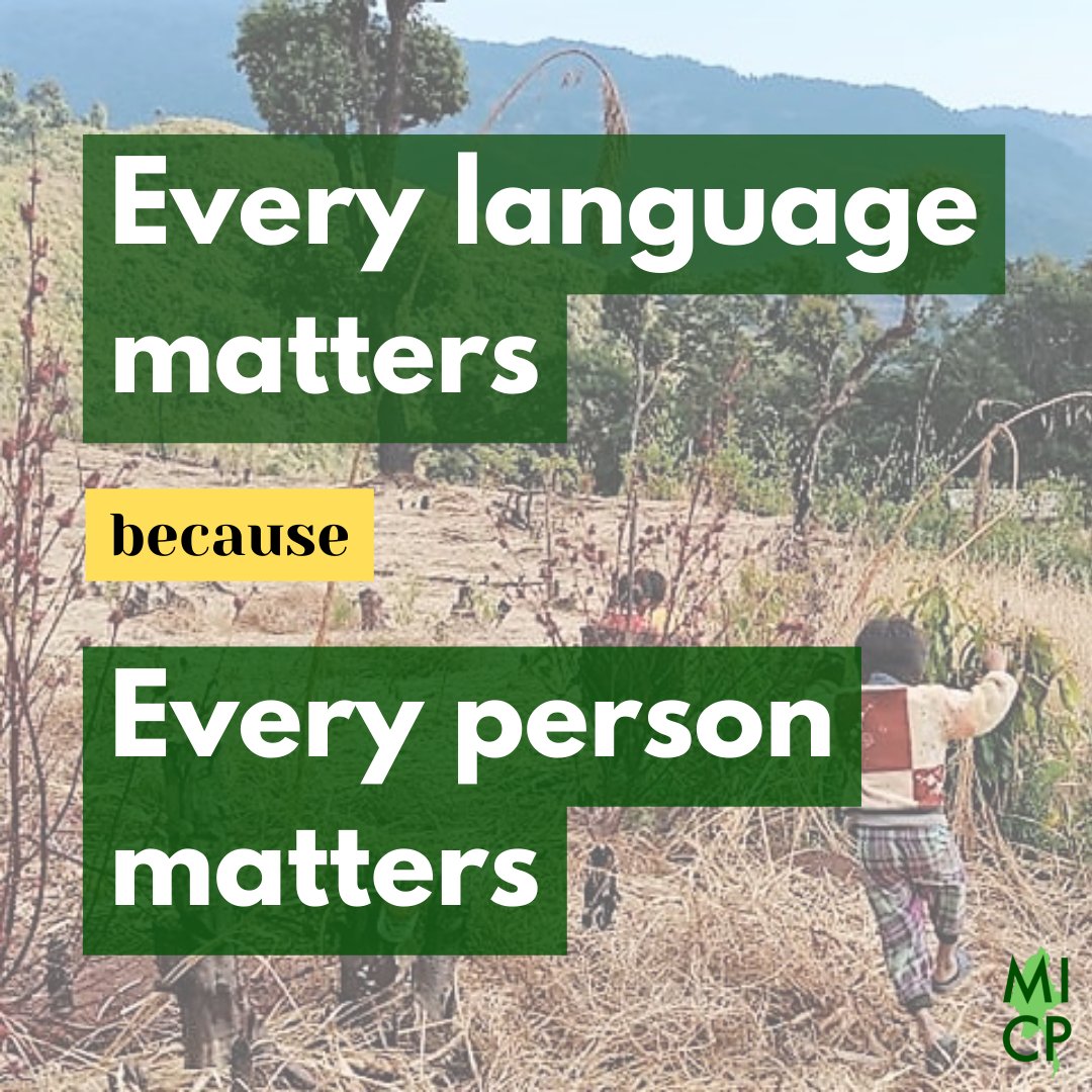 MyanmarICP's tweet photo. Languages matter because people matter.

#LanguageRightsAreHumanRights https://t.co/3ZEJnVGn5k